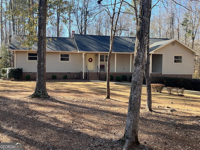 view of ranch-style house