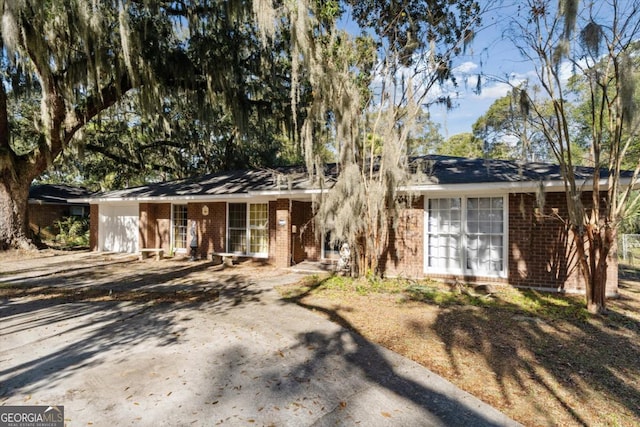 view of ranch-style house