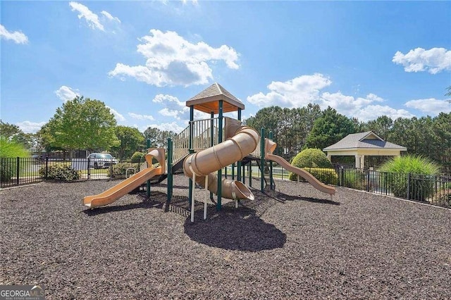 view of play area