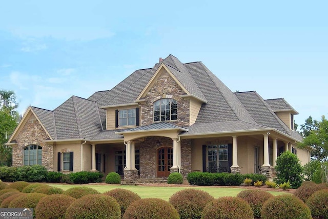 view of front facade with a porch