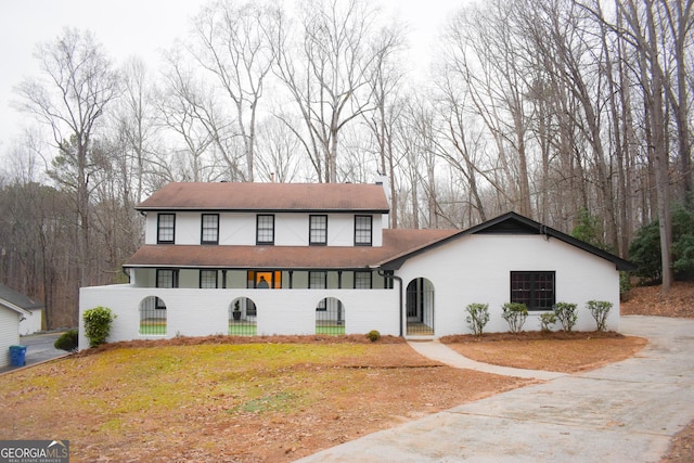 view of front of home