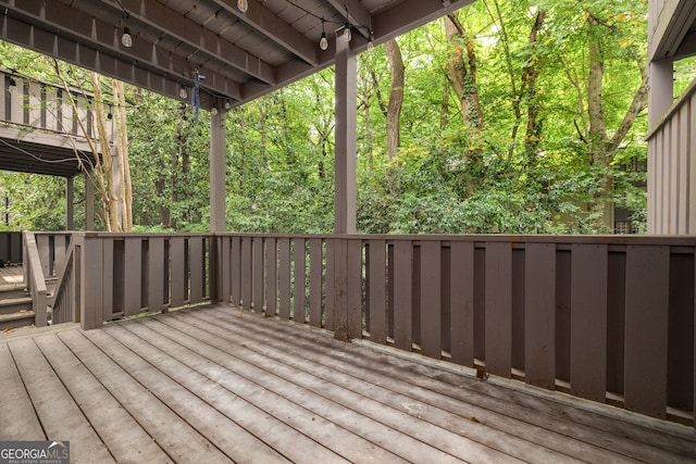 view of deck