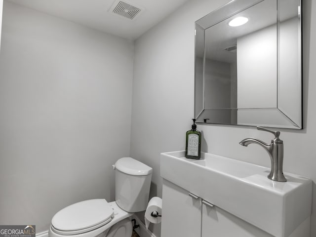 bathroom featuring toilet