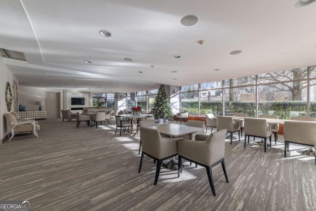 view of dining area