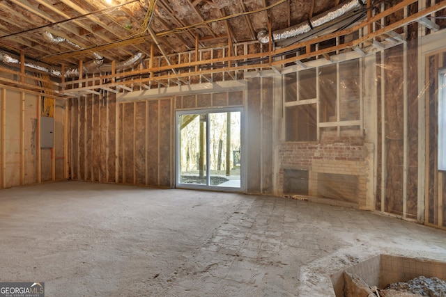 miscellaneous room featuring electric panel