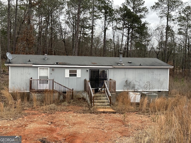 view of rear view of property