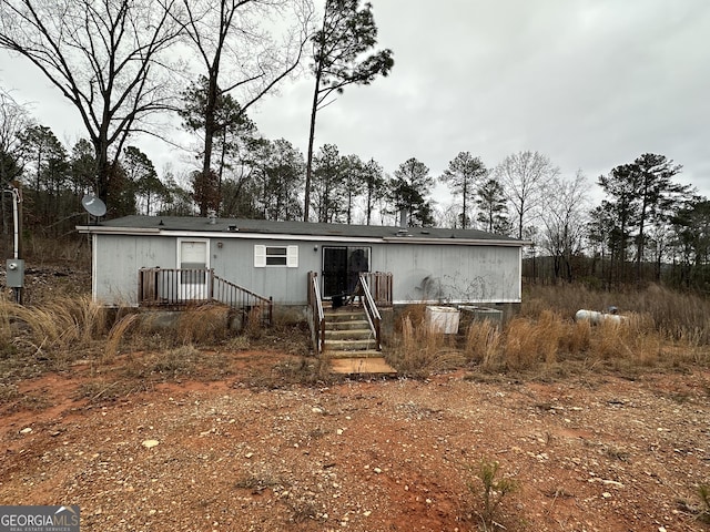 view of manufactured / mobile home