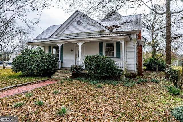 view of bungalow