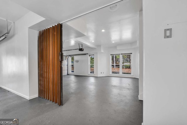 view of unfurnished living room