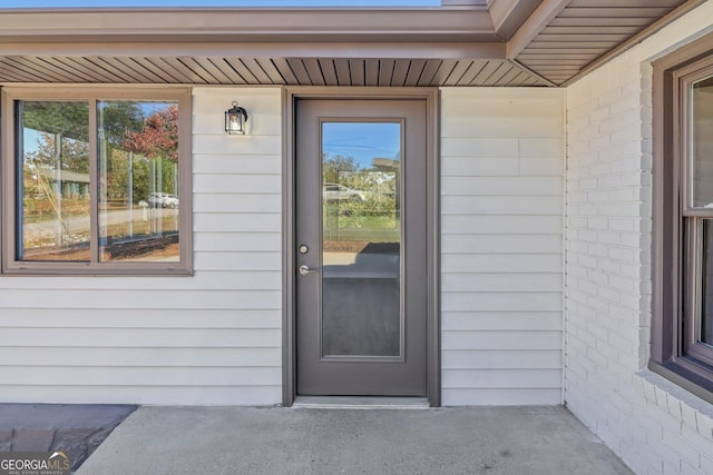 view of entrance to property