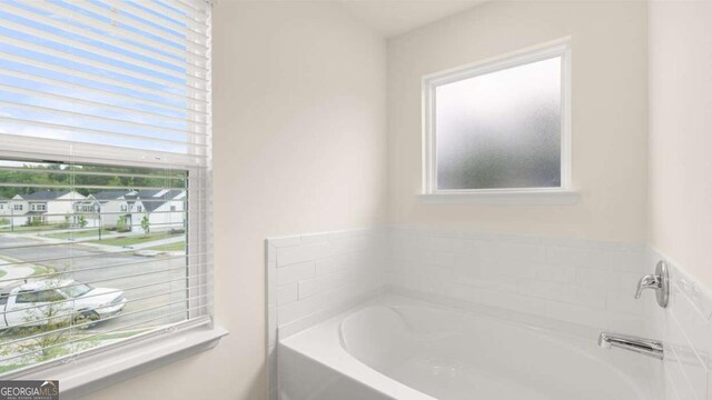 bathroom featuring a bathtub