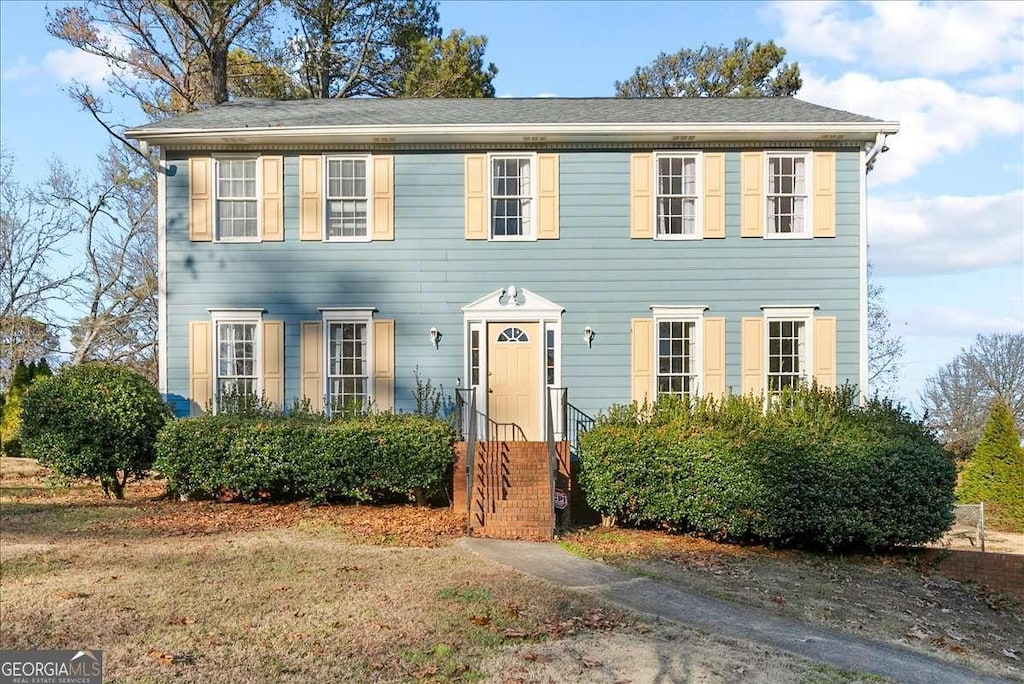 view of colonial-style house