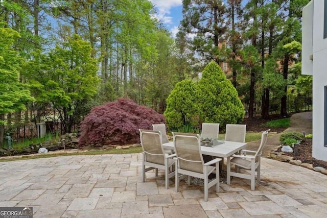 view of patio