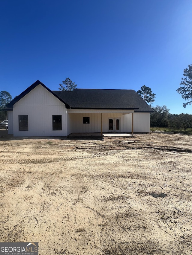 view of back of property