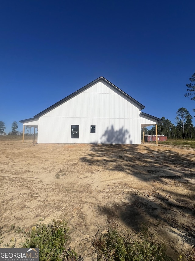 view of side of property