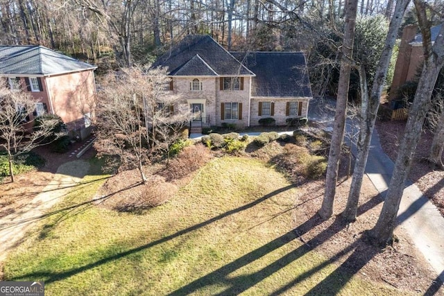 4116 River Cliff Chase SE, Marietta, GA 30067 - colonial home featuring roof with shingles and brick siding