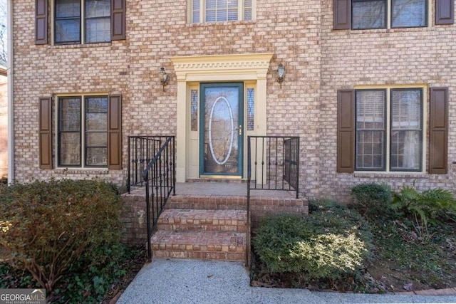 4116 River Cliff Chase SE, Marietta, GA 30067 - property entrance with brick siding