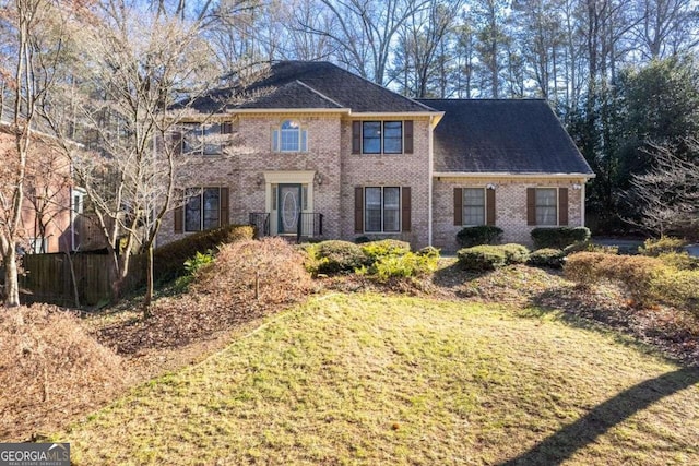 4116 River Cliff Chase SE, Marietta, GA 30067 - colonial-style house featuring brick siding and a front lawn