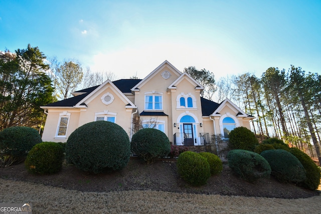 view of front of house with french doors