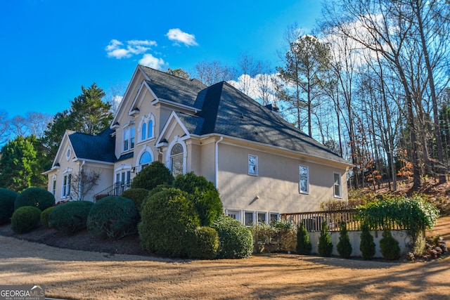 view of side of home