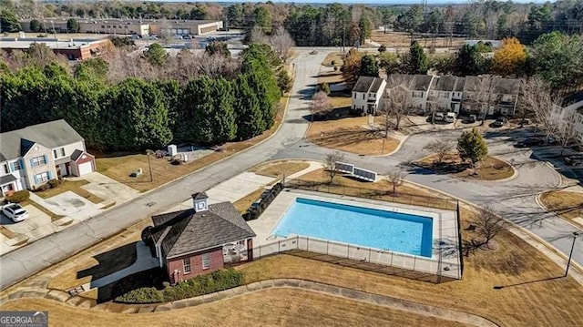 view of pool