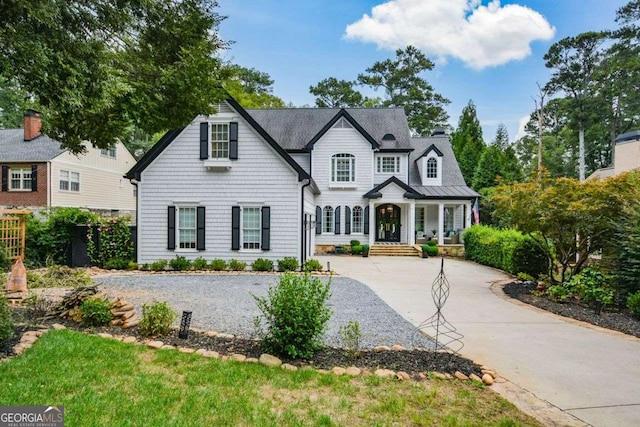 1409 Sheridan Rd NE, Atlanta, GA 30324 - view of front of property featuring driveway and covered porch