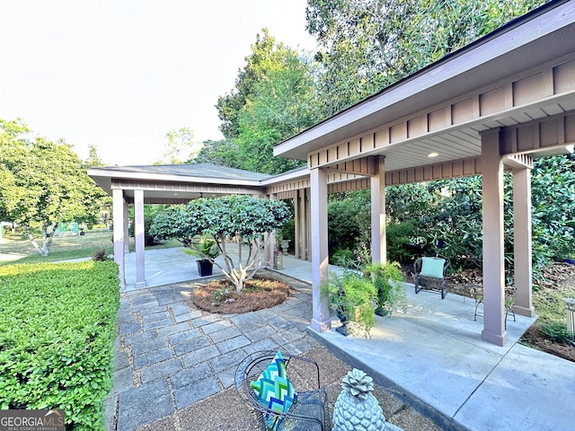 view of patio