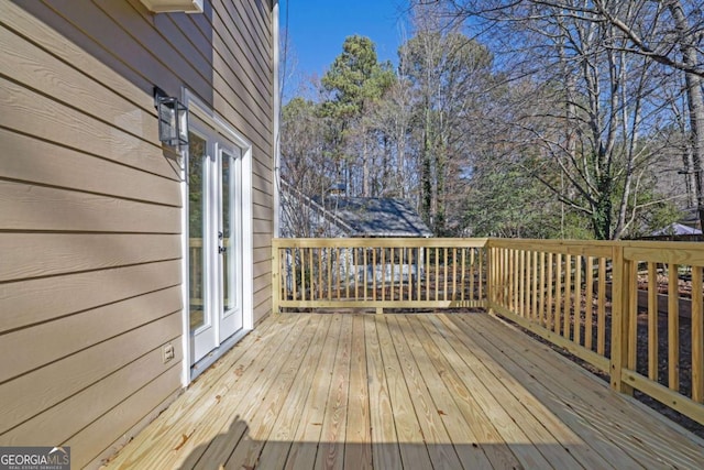 view of deck