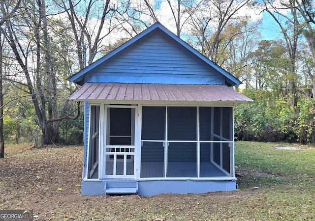 view of home's exterior