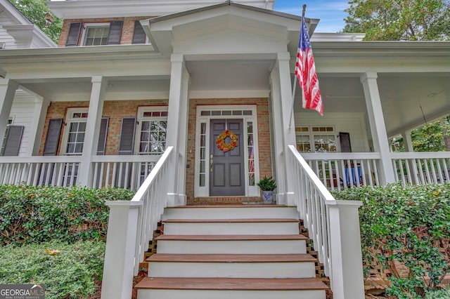 view of entrance to property