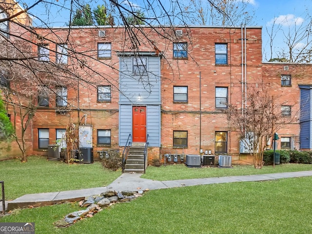 320 3rd St NE Unit 1, Atlanta, GA 30308 - view of building exterior featuring entry steps and central air condition unit