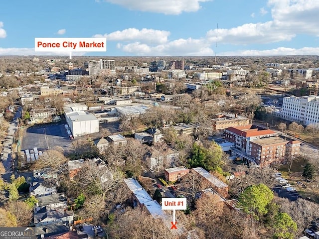 320 3rd St NE Unit 1, Atlanta, GA 30308 - bird's eye view featuring a view of city