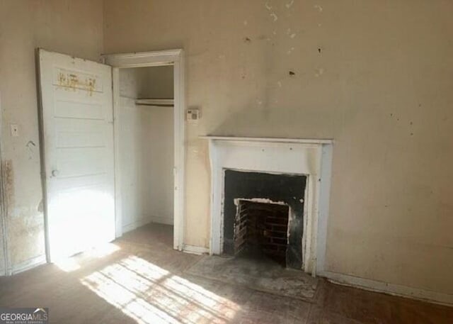 view of unfurnished living room