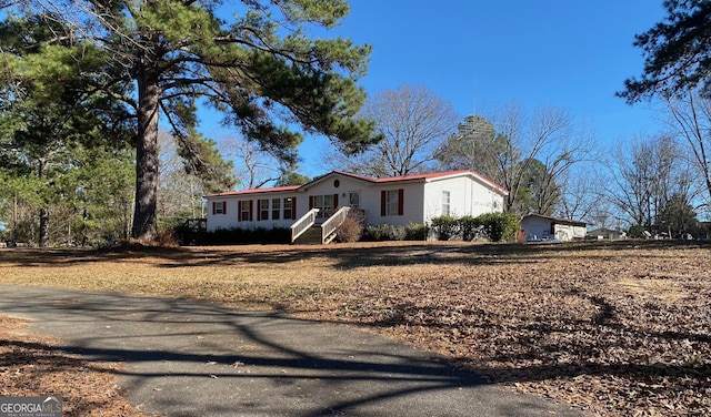 view of ranch-style house