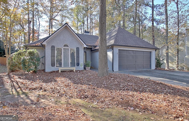 ranch-style house with a garage