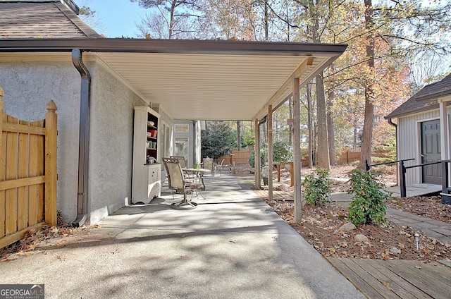 view of patio