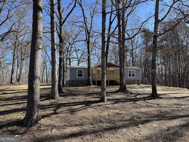 view of front of property