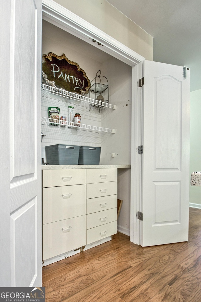 view of closet