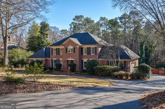 view of colonial-style house