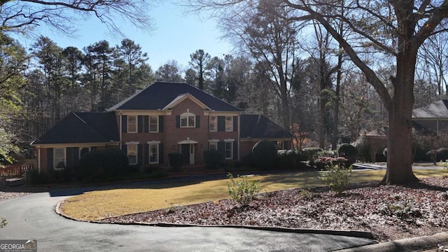 view of colonial inspired home