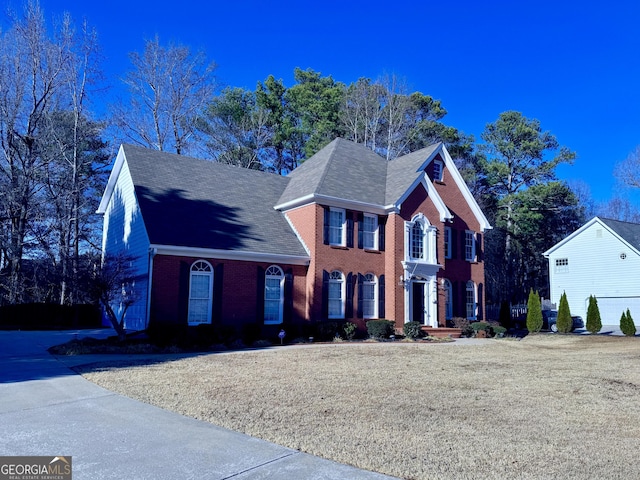 view of colonial home