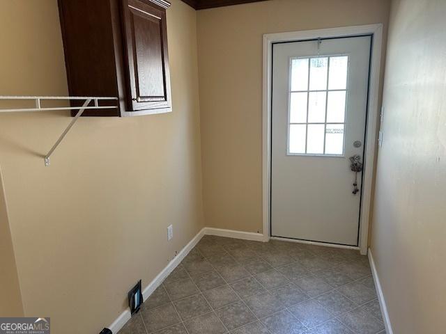 view of laundry area