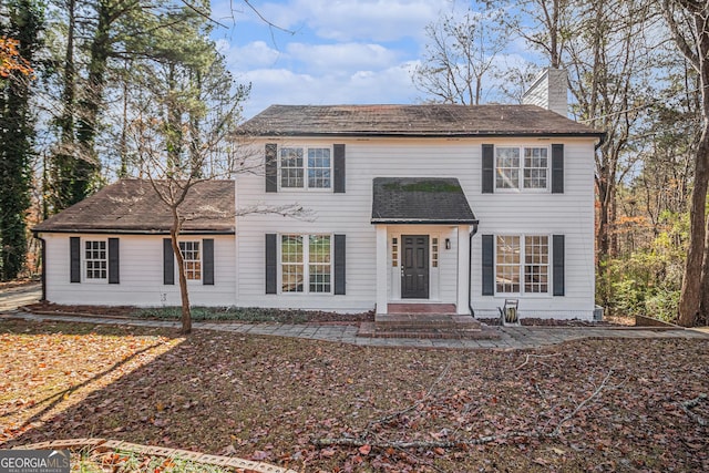 view of colonial-style house