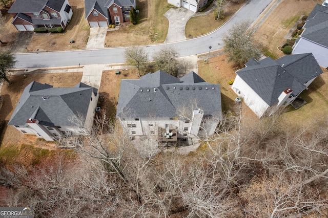 birds eye view of property featuring a residential view