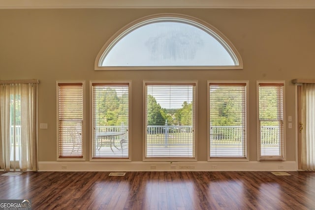 entryway with plenty of natural light and a high ceiling