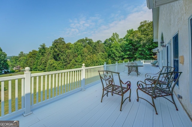 view of deck