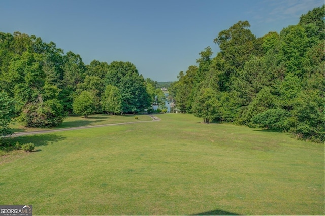 surrounding community featuring a yard