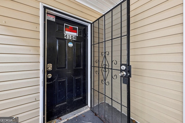 view of property entrance