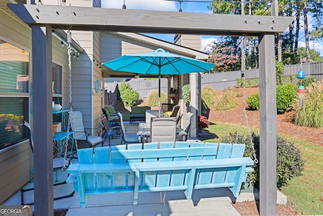 view of patio / terrace