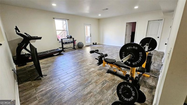 view of workout room